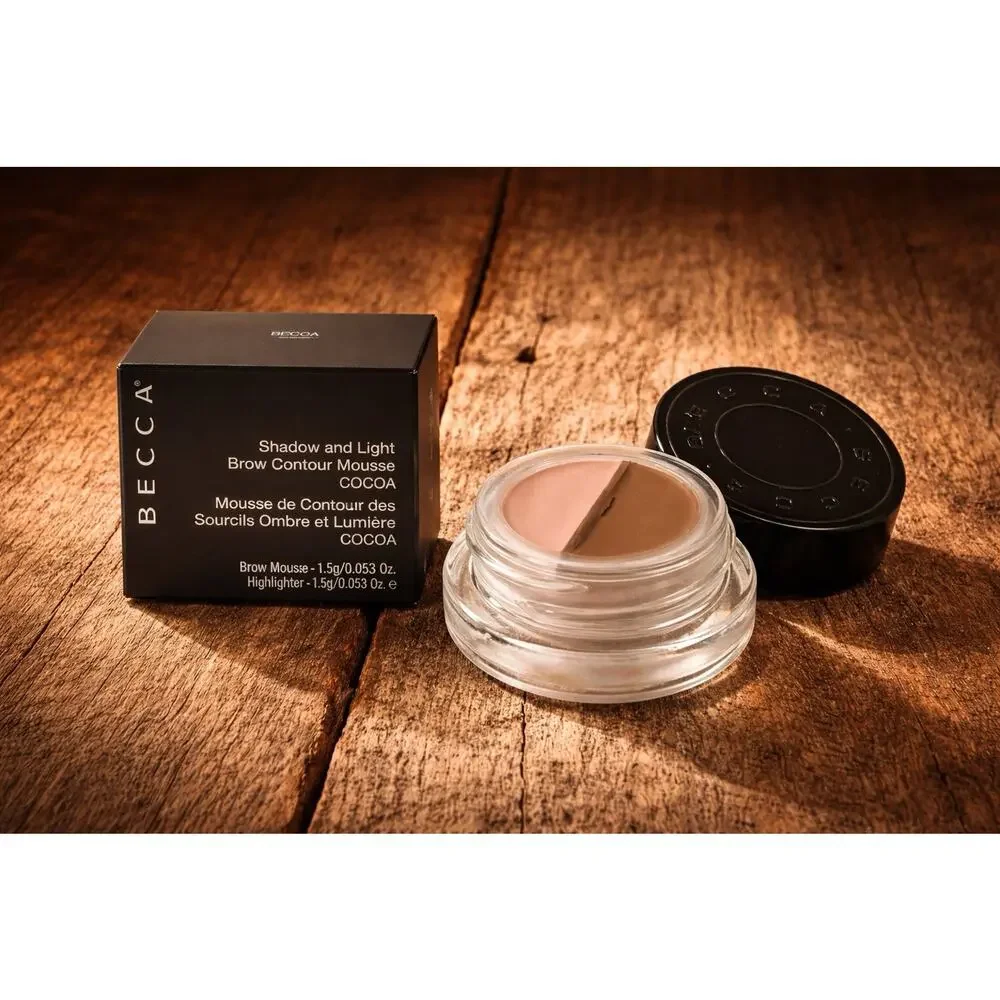Becca Shadow and Light Brow Contour Mousse & Highlighter Cocoa